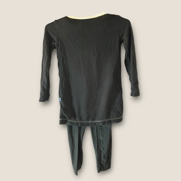 Kickee Pants 3T Halloween Ghost Black SSS & Matching Long Pants. EUC! - Picture 5 of 8